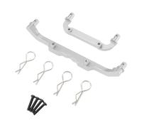 Perfeclan RC Front Rear Body Posts Mounts, Supports,1/14 Body Accessories,Metal High Strength Supports RC Car Pillars, silvery