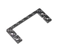 Perfeclan RC Servo Mount Plate, Mounting Board Lightweight Attachment Direct Replace High Performance Carbon Fiber Servo Mount Bracket