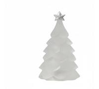 Perfeclan Resin Cat Figurine Handmade Miniature Sculpture Painted Decor Ornament For Desk Shelf Counter Display Collectible Statue Suitable For Home Office, Ice Christmas Tree