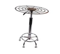 Perfeclan Rotating Spray Paint Rack Lifting Spray Paint Table Stainless Steel Heavy Duty Turntable Movable Spraying Rack Lifting Spray Painting Table for Express Packaging