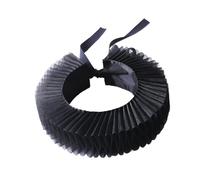 Perfeclan Ruffled Collars Elizabethan Neck Ruff for Photo Props Drama Reenactment Events, style D