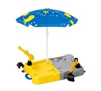 Perfeclan Sand and Water Table Beach Toy Multifunctional with Umbrella for Kids Children Sturdy Water Activity Table Portable Sand Box