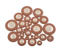 perfeclan Saxophone Pads Replacement Set Leather Pad Kit With Metal Reflector Insert Airtight Seal Refined Acoustics For Better Projection Suitable for, Alto Saxophone