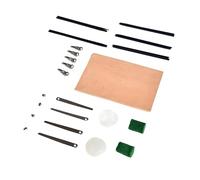 perfeclan Saxophone Repair Kit Woodwind Instrument Parts Felt Pads Versatile Professional Replacement DIY Accessory Repair Supplies