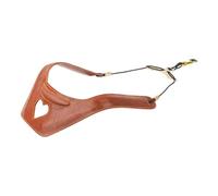 perfeclan Saxophone Shoulder Strap,Saxophone Strap,Neck Strap,Comfortable Double Shoulder Sax Strap,Sax Harness for Saxophone Alto, brown