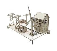 Perfeclan Science Wind Power Crafts Transmission Creative Birthday Gifts Kit Educational Toys Girls