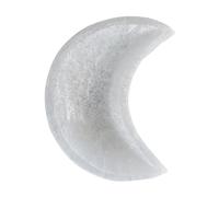 perfeclan Selenite Crystal Bowl Decor Tabletop Centerpiece Modern Home Decor Charging Bowl Jewelry Organizer, 6.5cm