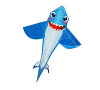 Perfeclan Shark Kite Flying Toy Lightweight Portable for Adults Animal Kite Huge for Park Beach Travel Backyard Grassland, blue