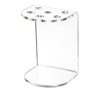 perfeclan Shear Holder Scissors Rack Clear Acrylic Display Stand 6 Slot,Shear Organizer,Storage,for Barber Salon Dog Grooming Supplies