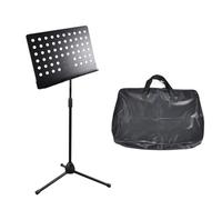 perfeclan Sheet Music Stand Music Stand Vocal Pickup Stand Mic Stand Combo Metal Body Adjustable suitable for choirs instrumental rehearsals
