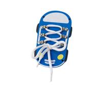 Perfeclan Shoe Tying Busy Board Accessories Activity Preschool Developing Wooden Learn to Tie Shoes for Children Boys Girls, Random Left Right