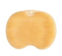 perfeclan Shower Foot Scrubber Mat Foot Cleaning Tool Multifunctional Bathroom Accessories Anti Slip Feet Cleaner Back Scrubbing Pad, Yellow