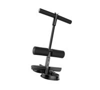 Perfeclan Sit up Bar with Resistance Band Equipment AntiSlip Adjustable Situp Bar Sit up Machine for Stomach Workout Thighs Men Indoor, Black