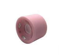 Perfeclan Skateboard Wheel Polyurethane Longboard Cruiser Matte Soft Durometer Predictable Traction Suitable for Dancing Cruising Commuting, Light Pink