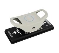 perfeclan Slot Hole Punch Double Use 2 in 1 Hand Hold Corner Rounder Punch Tool Hole Puncher for Crafts PVC Business Cards Photo, R6.4