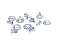 Perfeclan Snowboard Binding Screw Set Fixed Accessories Stainless Steel Hardware Versatile High Strength Snowboard Screws Fasteners, Silver