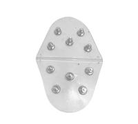 Perfeclan Snowboard Stomp Pad Skis Board Grip Pad Mat Practical Winter Lightweight Antiskid Snowboard Grip Sticker for Outdoor Sports, Silicone