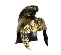 Perfeclan Sparta Helmet Sparta Costume Accessory Greek for Men Ancient Costume Helmet Armour for Cosplay Party Performance, Gold