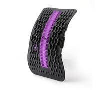 perfeclan Spine Correction Support Back Stretcher Lumbar Support Posture Traction Board with Reinforced Steel Support and Ergonomic Design Suitable for Home Stretching Workplace Gym, Black Purple