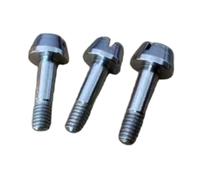 perfeclan Spit Valve Screw 4mmx13mm Spare Part Brass Instrument Drain Valve Repairing Rust Resistant Water Key Screw, 3pcs