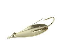 Perfeclan Spoon Fishing Lure with Hook Lightweight Portable Fishing Accessories Weedless for Casting Bass Saltwater Salmon Walleye, 6.4cmx2.2cm