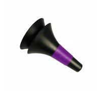 perfeclan Sports Training Cone Athletic Agility Cone Practice Marker Thickened PP Structure Wide Flared Shape Stability Enhanced Suitable for Football Practice Speed Indoor Activities, Black, Purple