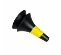 perfeclan Sports Training Cone Athletic Agility Cone Practice Marker Thickened PP Structure Wide Flared Shape Stability Enhanced Suitable for Football Practice Speed Indoor Activities, Black, Yellow