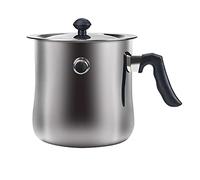Perfeclan Stainless Steel Double Boiler Melting Frothing Jug Candle Making Melting Pouring Pot for Soap epoxy resin material art Crafts, 17.5x15CM 1.5L