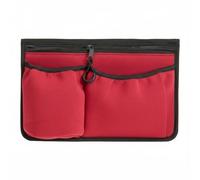 perfeclan Storage Pouch Bag Organizer Mobility Accessory with Multi and Secure Zipper Suitable for Travel outings Hospital Stays Convalescence Visits, Array, Fiery Red