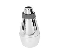 perfeclan Straight Mute Sound Weaken Lightweight Easy to Install Accessory Replacement for Beginners Performance Practicing Purpose, Silver