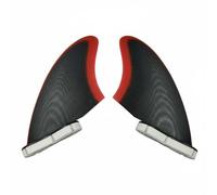 perfeclan Surfboard Surf Fins Double Tab Fins Fiberglass Fins Interchangeable Fins Secure Turning Balanced Flex suitable for beach breaks practice runs