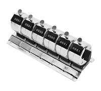 Perfeclan Tally Counter Mechanical with Base Mount Resettable Metal Click Counter for Sporting Events Counting People Referees