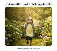 Perfeclan Textured Crocodile Costume | Soft Polyester material, Halloween, Apparel, for Birthday Parties