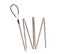 Perfeclan Tool Portable Aluminum Alloy Pole Snow for Game Outdoor Snowmobile, Orange gray