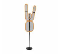 perfeclan Training Basketball Mannequin Figure With Stable Base And Flexible Arms Oxford Cloth And Steel Pipe suitable for practice coaching school teams, Orange, Orange Humanoid