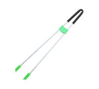 perfeclan Trash Picker Trash Tongs Reacher Tool Aluminum Alloy, Grabber Reacher Tool for Lawn Orchard Behind Furniture Street Floor, Single Tube