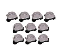 perfeclan Triangle Snare Drum Lugs Hardware Easy Installation Sturdy Musical Instrument Repairing Metal Replacement Single End Mounted, 10pcs