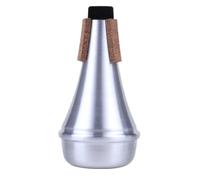 perfeclan Trumpet Mute Aluminum Practice Reducer Brushed Finish Lightweight Yet Sturdy Build Suitable for home practice apartment rehearsal warm up student use