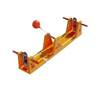 Perfeclan Two Player Athletics Desktop Soccer Desktop Interactive Soccer Game for Office Kids, Yellow