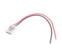 Perfeclan Type C Female Chassis Wire Replaces High Performance Sturdy Easy to Use Solder Spare Parts Accessories Waterproof, Charging light green