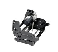 perfeclan Vehicle Seat Leg Rest Adjustable Bracket Mechanism Support Electric Footrest Metal Frame with Button Control Suitable for MPV Retrofits RV Conversions Passenger Comfort254mmx162mm
