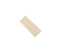 perfeclan Vehicle Sun Visor Vanity Mirror Cover Panel With Central Mirror Opening And Side Sections Molded With Smooth Finish Direct Replacement With Stickers, Beige