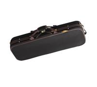 perfeclan Violin Case Practical with Side Handle Handbag Waterproof Violin Carrying Bag Musical Instrument Case for Musical Lovers, brown, 73x24x13cm