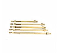 perfeclan Violin Repair Clamp Luthier Clamp Tool Jig Fixing Fixture Brass Hardware Threaded Mechanism Accurate Pressure, Violin 5-Piece Set Plate Seam Clamps 200mm, 240mm, 250mm, 270mm, 290mm