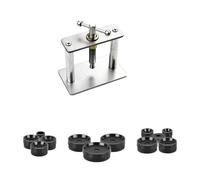 Perfeclan Watch Back Case Closer,Watch Press Tool Set, Professional for Various Kinds of Watches Repair Kit for Closing The Cover, 12 Pieces