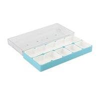 Perfeclan Watch Movement Parts Storage Box Tray Protector Dustproof Multipurpose Practical Portable Maintenance Watch Movement Cover, Blue