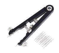 Perfeclan Watch Spring Bar Plier Tool Set, Watch Repair Replacement, Watchmaker Lightweight Spring Bar Tweezer Plier, Removing Tool, Black