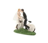 perfeclan Wedding Ceremony Figurine Bride And Groom Resin Statue Cake Topper With Touch And Secure Base suitable for wedding cake staging shelf decor gift giving