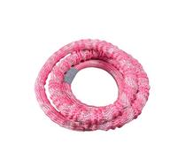 Perfeclan Weighted Fitness Hoop Waist Exercise Hoop Soft Low Noise Folding 1.4kg Abdomen Fitness Circle Workout Equipment for Home Gym, Pink