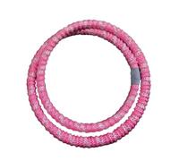 Perfeclan Weighted Fitness Hoop Women Abdominal Fitness Circle Practical Folding Full Body Workout Equipment Exercise Hoop for Home Gym, Pink